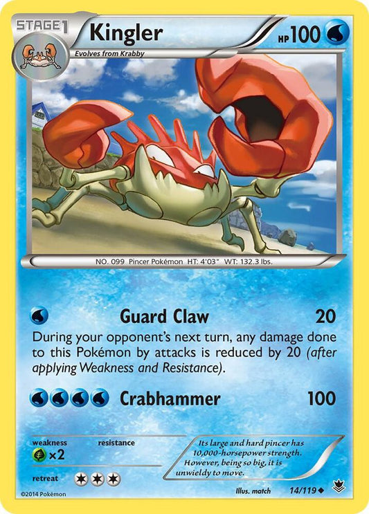 Pokemon Kingler 14/119 Phantom Forces