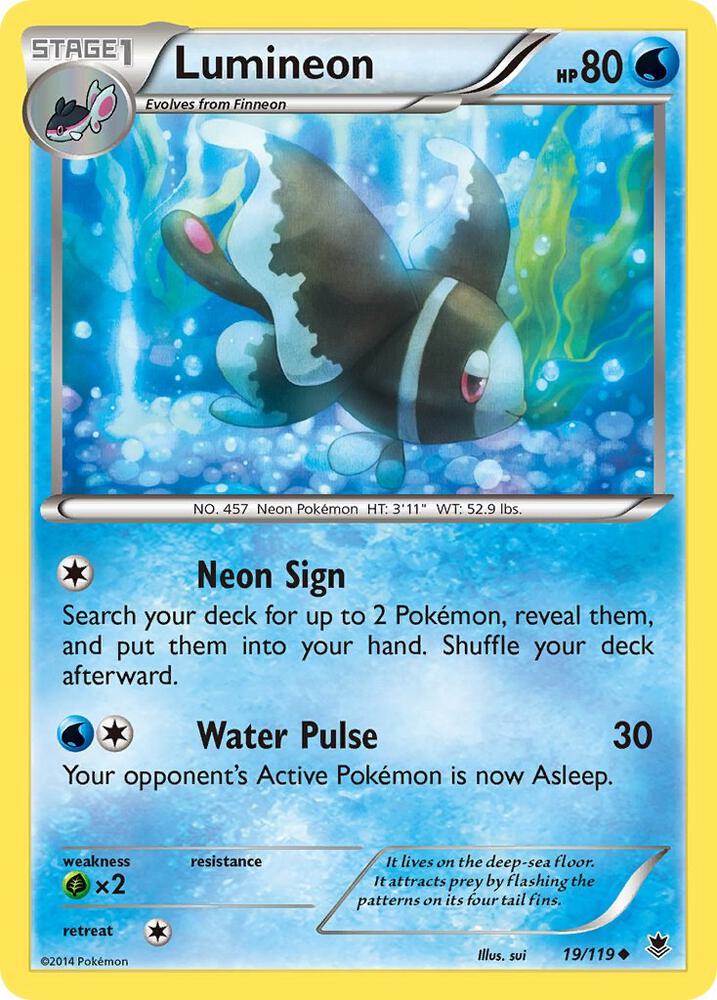 Pokemon Lumineon 19/119 Phantom Forces