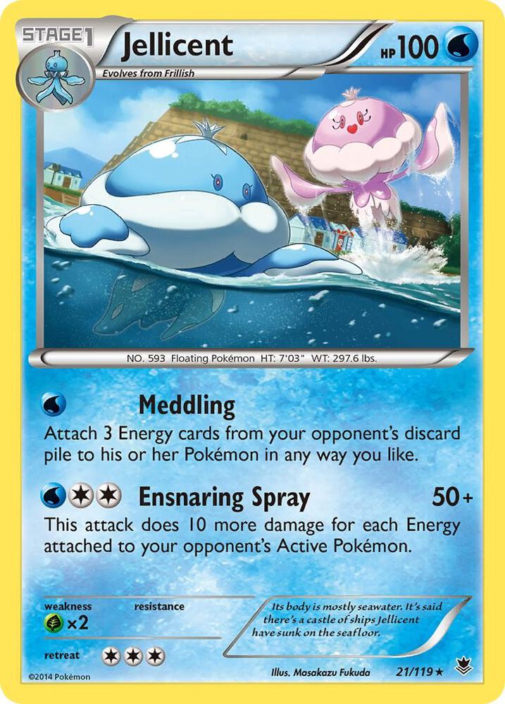 Pokemon Jellicent 21/119 Phantom Forces