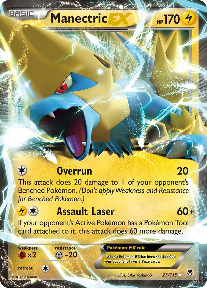 Pokemon Manectric EX 23/119 Phantom Forces