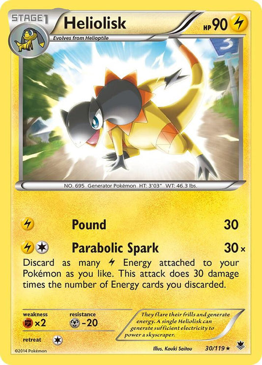 Pokemon Heliolisk 30/119 Phantom Forces