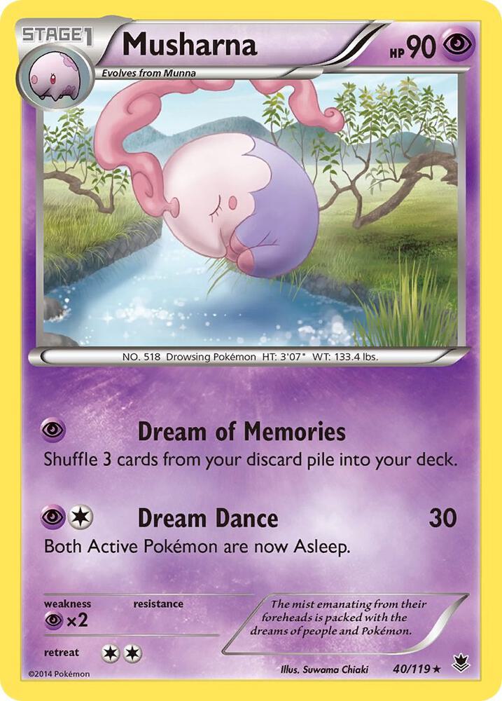 Pokemon Musharna 40/119 Phantom Forces
