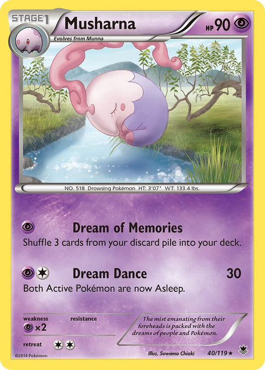Pokemon Musharna 40/119 Phantom Forces