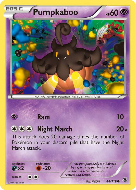 Pokemon Pumpkaboo 44/119 Phantom Forces