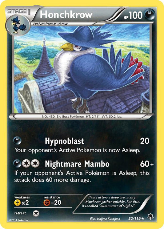 Pokemon Honchkrow 52/119 Phantom Forces