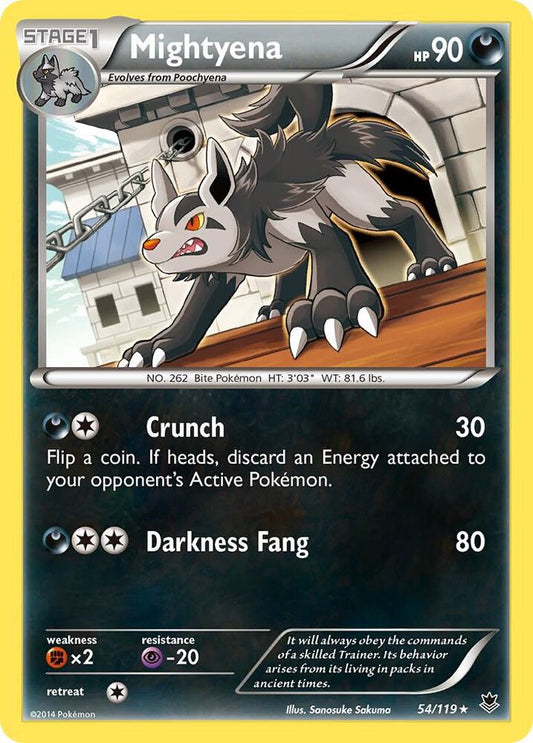 Pokemon Mightyena 54/119 Phantom Forces