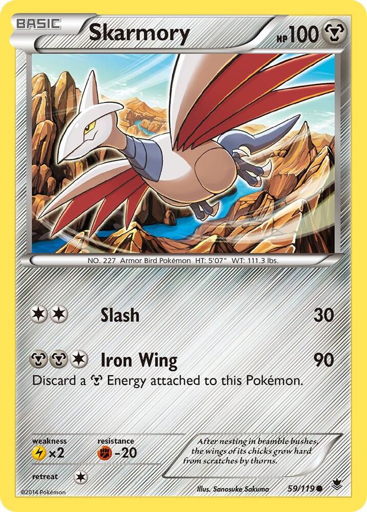 Pokemon Skarmory 59/119 Phantom Forces
