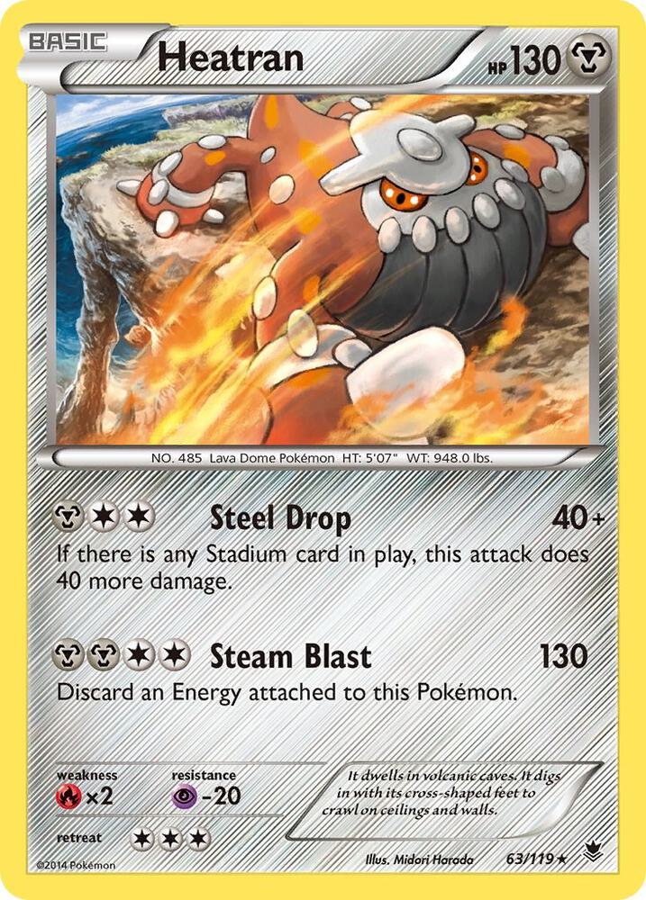 Pokemon Heatran 63/119 Phantom Forces