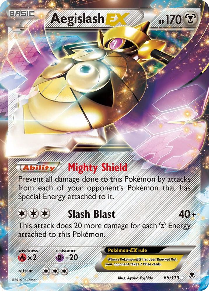 Pokemon Aegislash EX 65/119 Phantom Forces