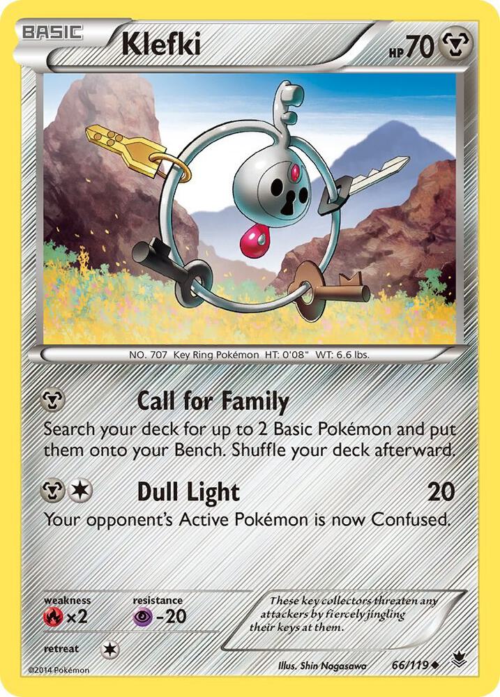 Pokemon Klefki 66/119 Phantom Forces