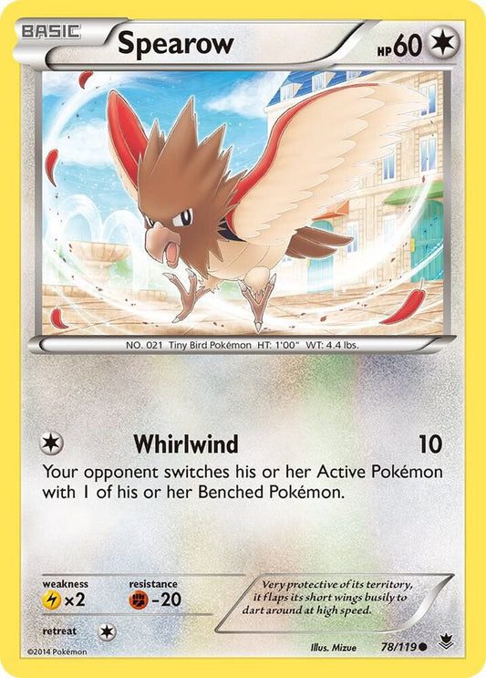 Pokemon Spearow 78/119 Phantom Forces