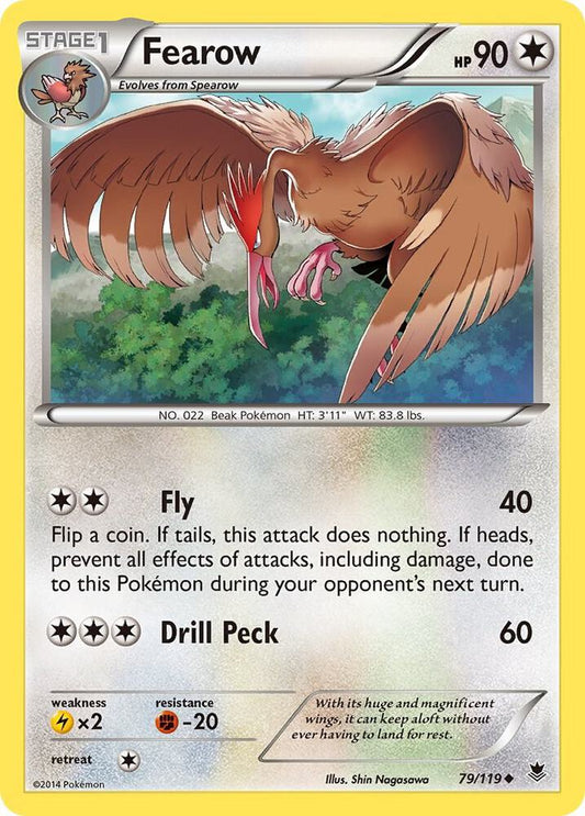 Pokemon Fearow 79/119 Phantom Forces