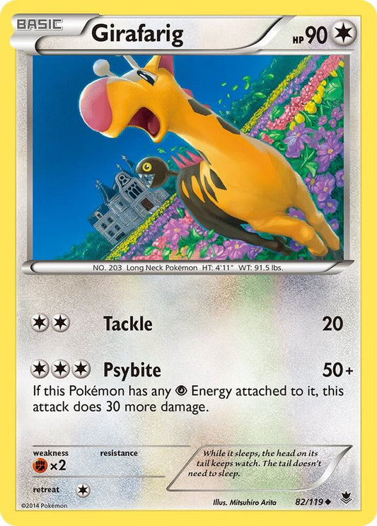 Pokemon Girafarig 82/119 Phantom Forces