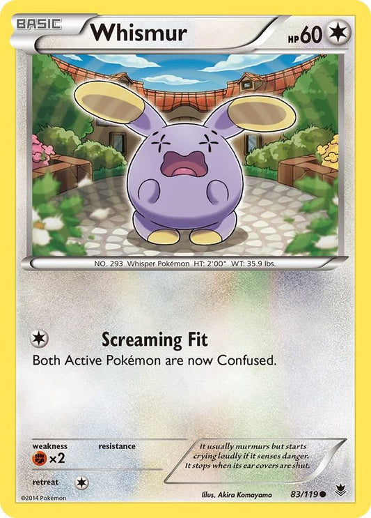 Pokemon Whismur 83/119 Phantom Forces