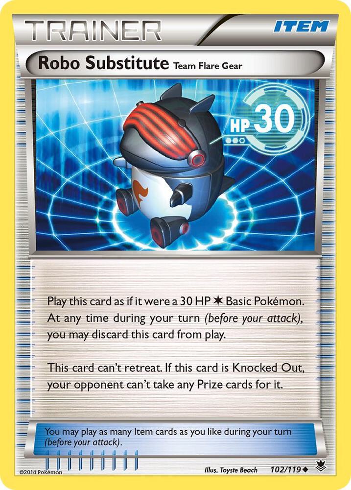 Pokemon Robo Substitute 102/119 Phantom Forces