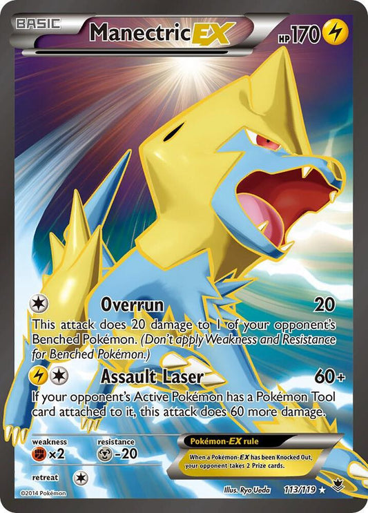 Pokemon Manectric EX 113/119 Phantom Forces