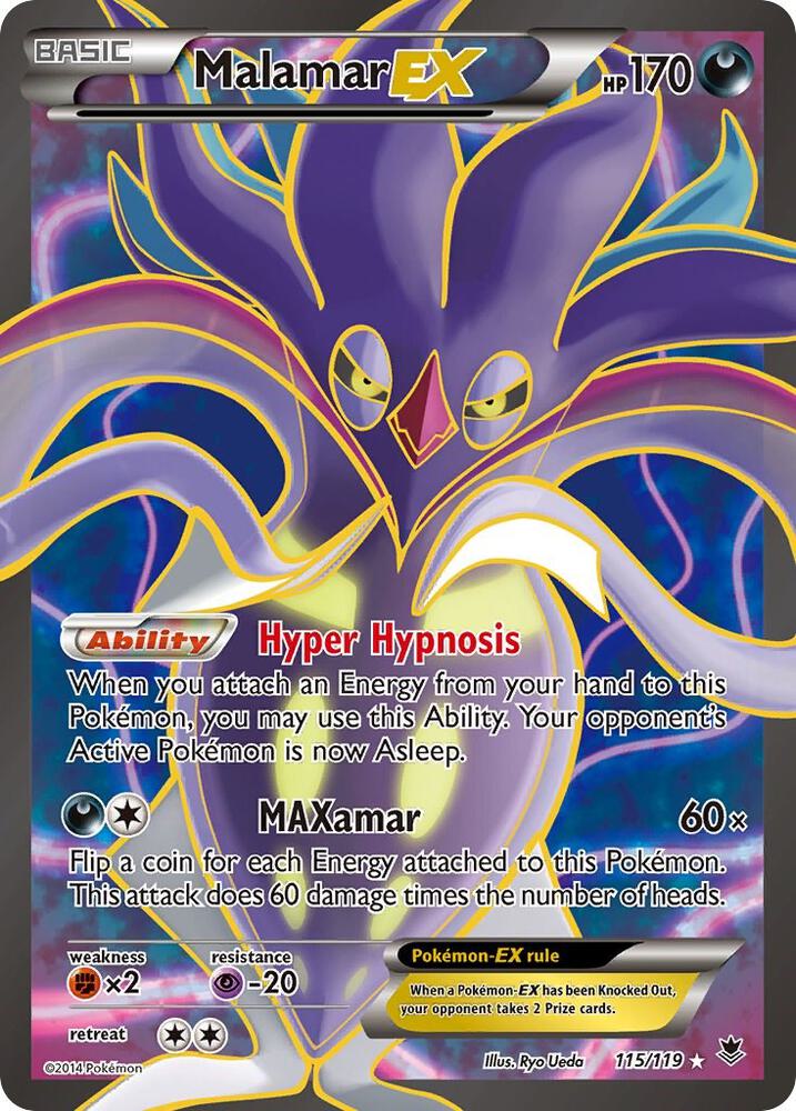 Pokemon Malamar EX 115/119 Phantom Forces