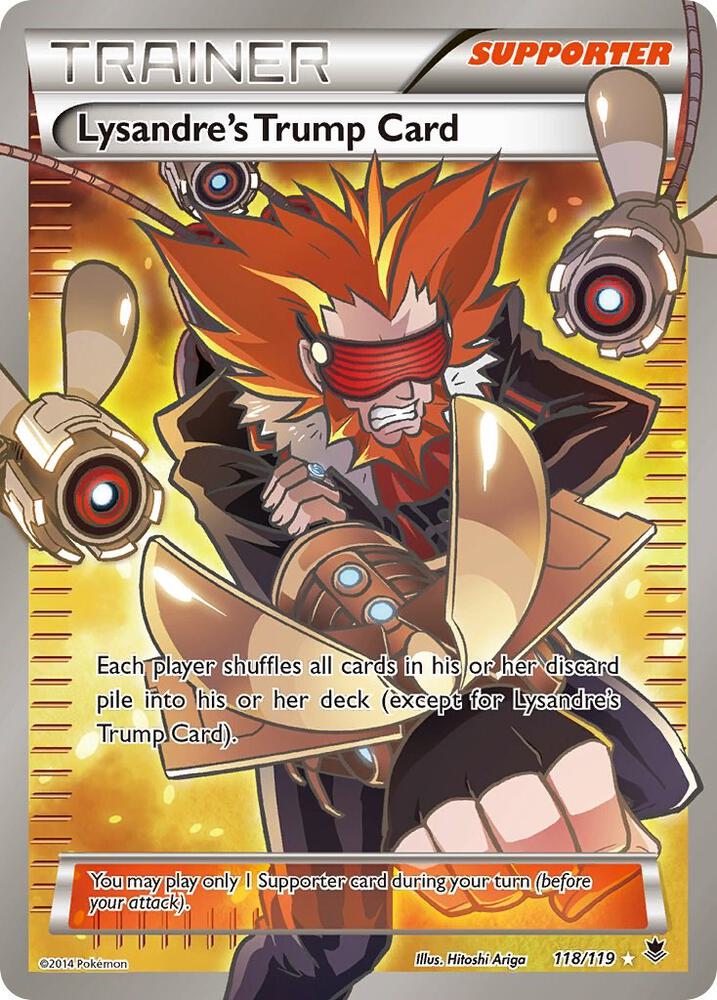 Pokemon Lysandre's Trump Card 118/119 Phantom Forces