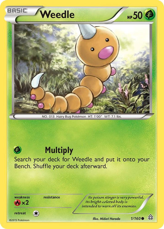 Pokemon Weedle 1/160 Primal Clash