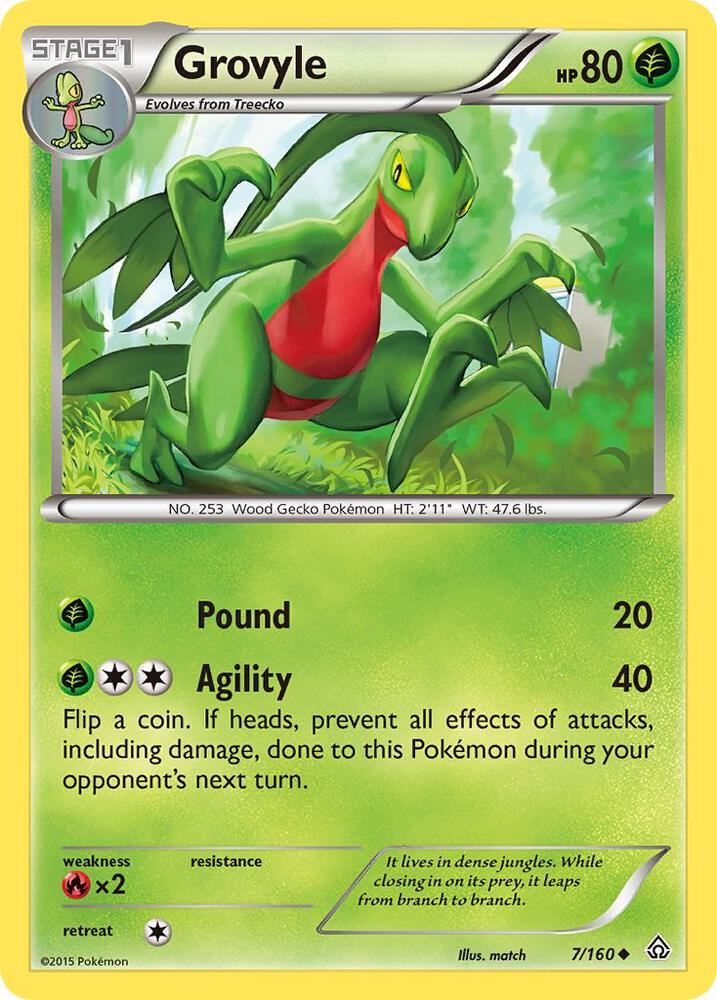 Pokemon Grovyle 7/160 Primal Clash