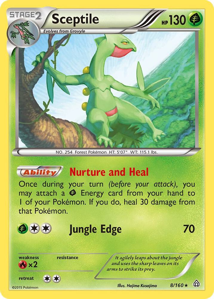 Pokemon Sceptile 8/160 Primal Clash