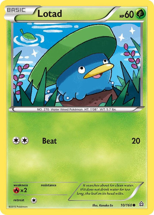 Pokemon Lotad 10/160 Primal Clash