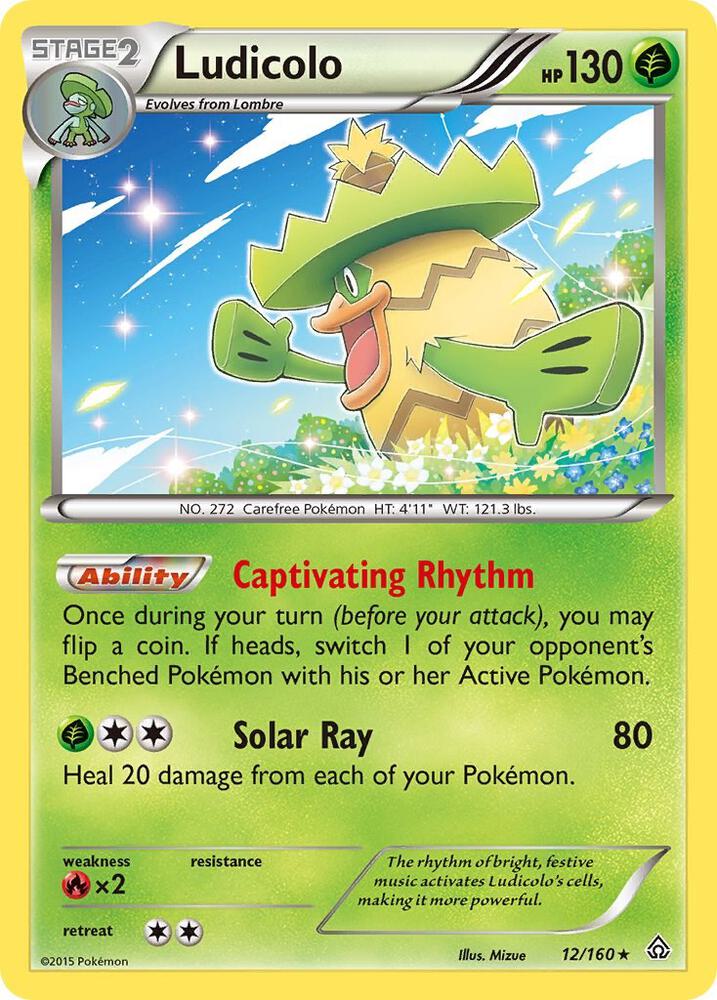 Pokemon Ludicolo 12/160 Primal Clash