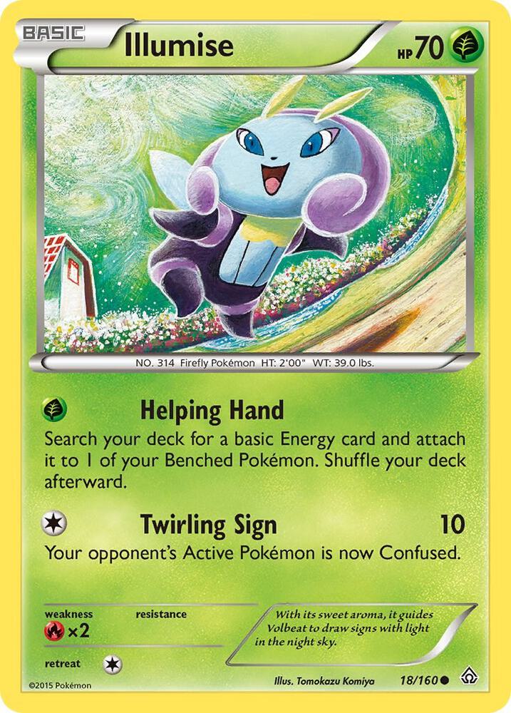 Pokemon Illumise 18/160 Primal Clash