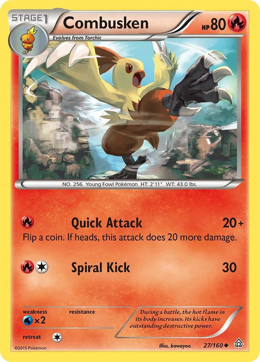 Pokemon Combusken 27/160 Primal Clash