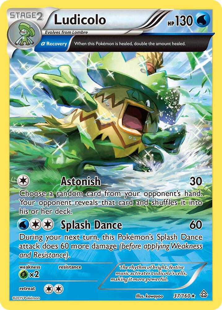 Pokemon Ludicolo 37/160 Primal Clash