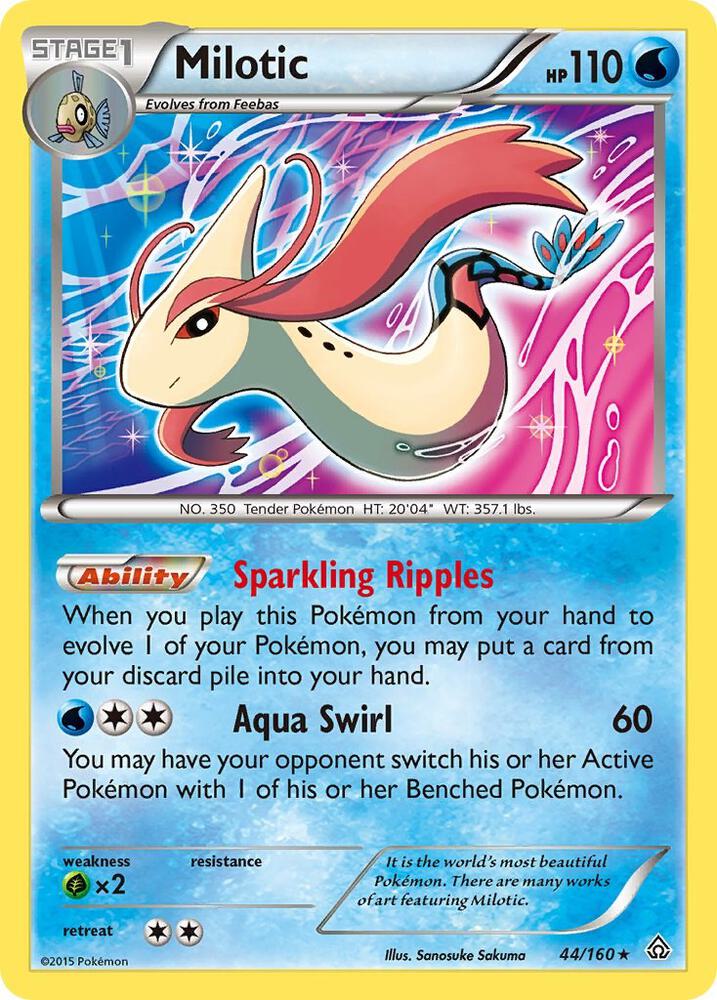 Pokemon Milotic 44/160 Primal Clash