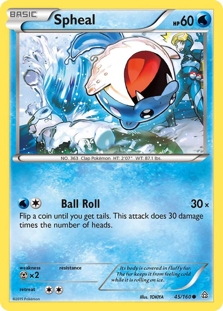 Pokemon Spheal 45/160 Primal Clash