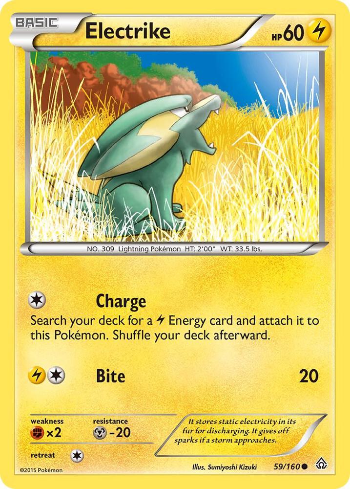 Pokemon Electrike 59/160 Primal Clash