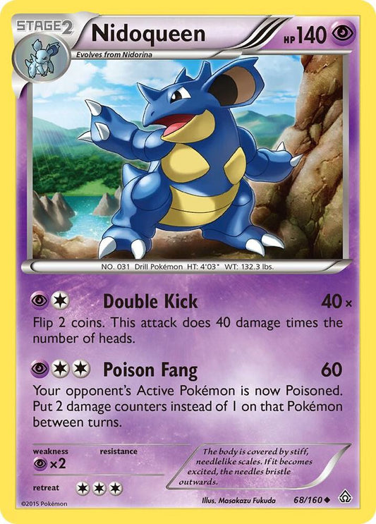 Pokemon Nidoqueen 68/160 Primal Clash