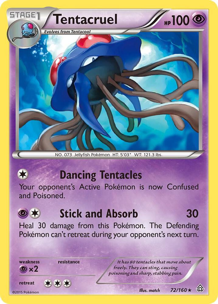 Pokemon Tentacruel 72/160 Primal Clash