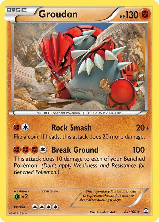 Pokemon Groudon 84/160 Primal Clash