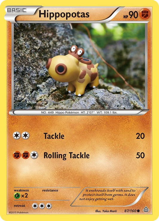 Pokemon Hippopotas 87/160 Primal Clash