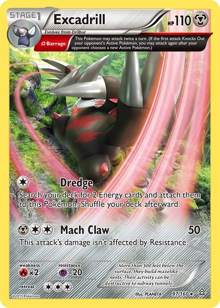 Pokemon Excadrill 97/160 Primal Clash