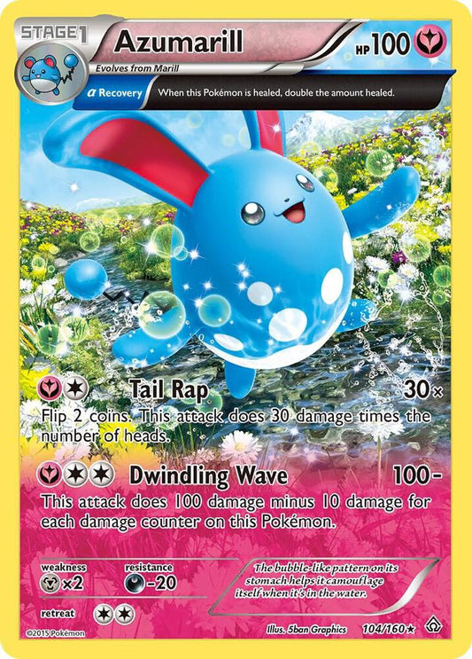 Pokemon Azumarill 104/160 Primal Clash