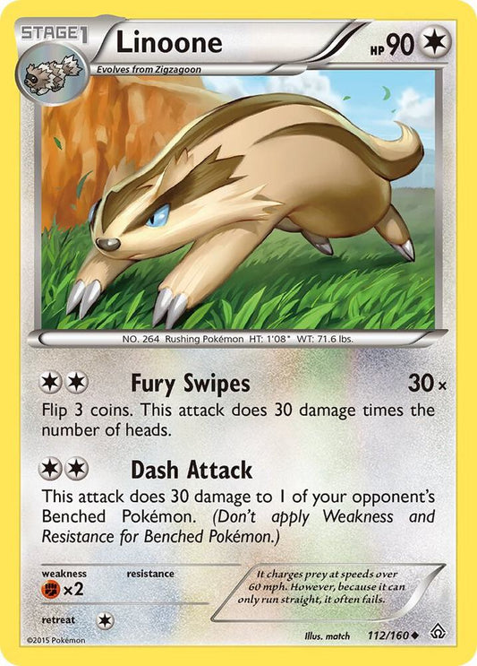 Pokemon Linoone 112/160 Primal Clash
