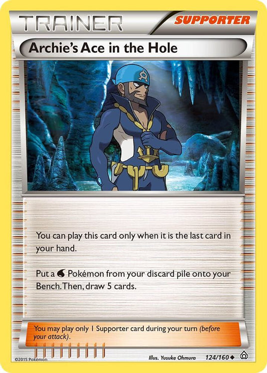 Pokemon Archie's Ace in the Hole 124/160 Primal Clash