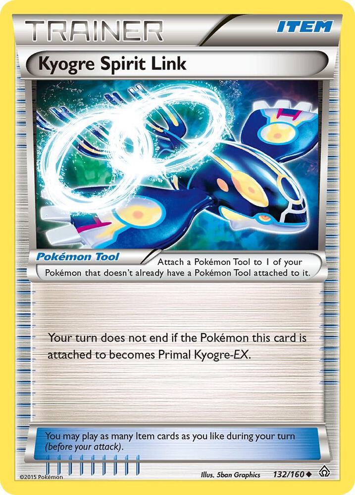 Pokemon Kyogre Spirit Link 132/160 Primal Clash