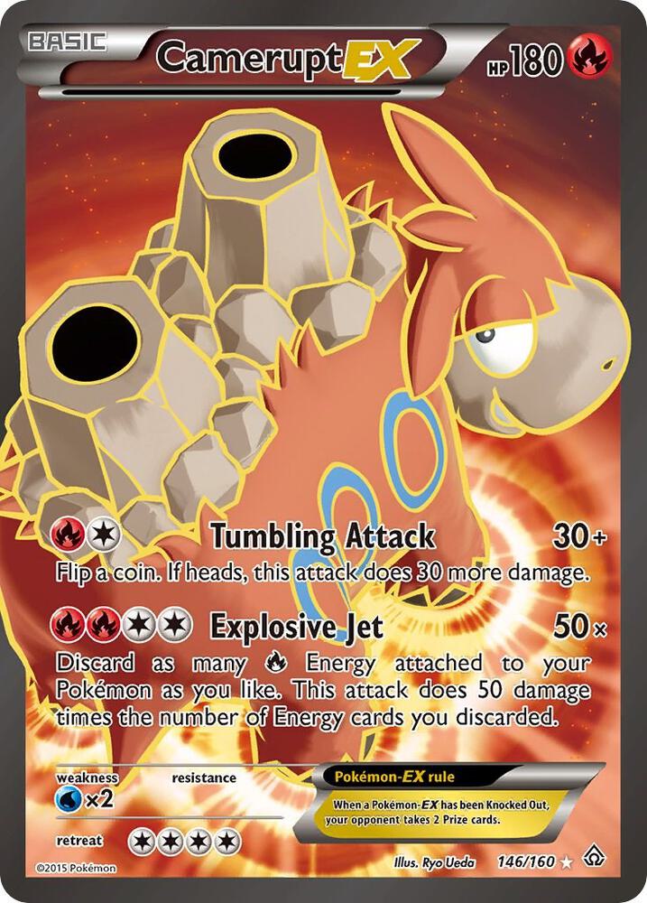 Pokemon Camerupt EX 146/160 Primal Clash