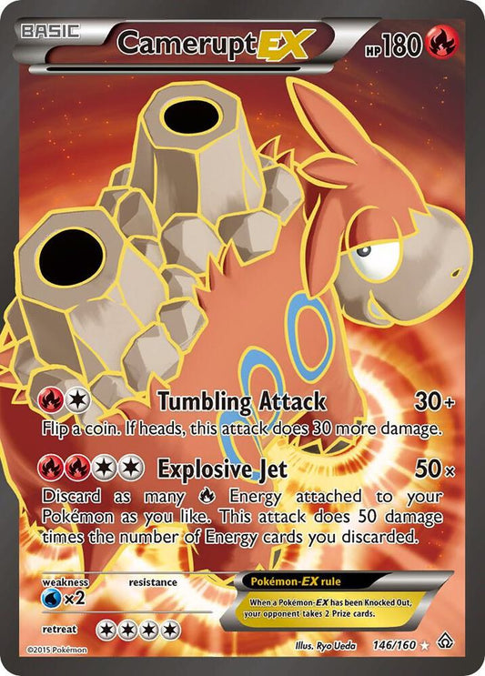 Pokemon Camerupt EX 146/160 Primal Clash