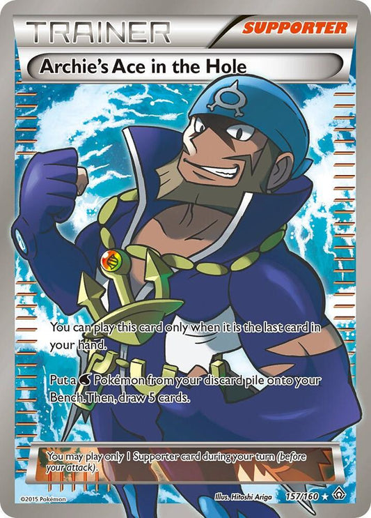 Pokemon Archie's Ace in the Hole 157/160 Primal Clash