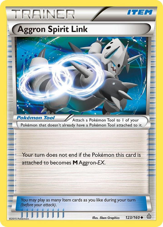 Pokemon Aggron Spirit Link 123/160 Primal Clash