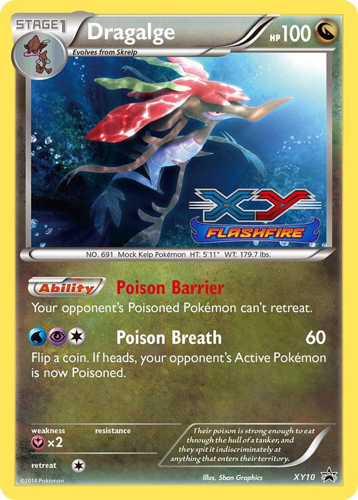 Pokemon Dragalge XY10 XY Black Star Promos