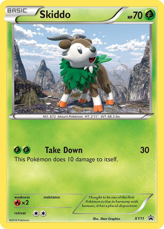 Pokemon Skiddo XY11 XY Black Star Promos