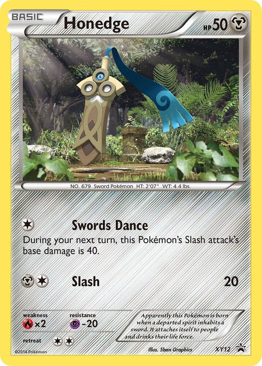 Pokemon Honedge XY12 XY Black Star Promos