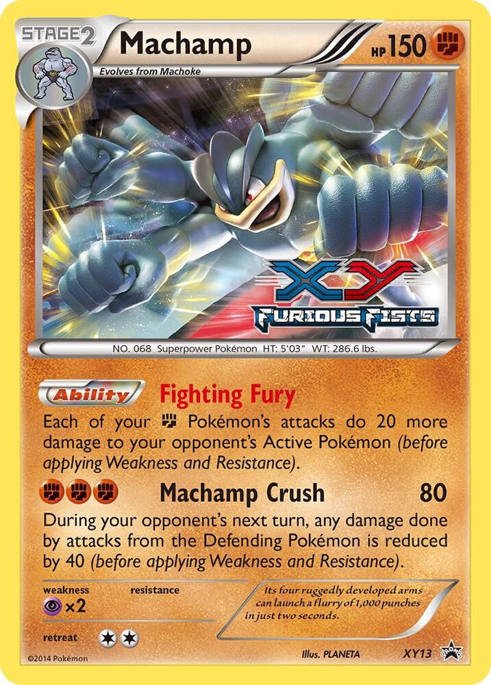 Pokemon Machamp XY13 XY Black Star Promos
